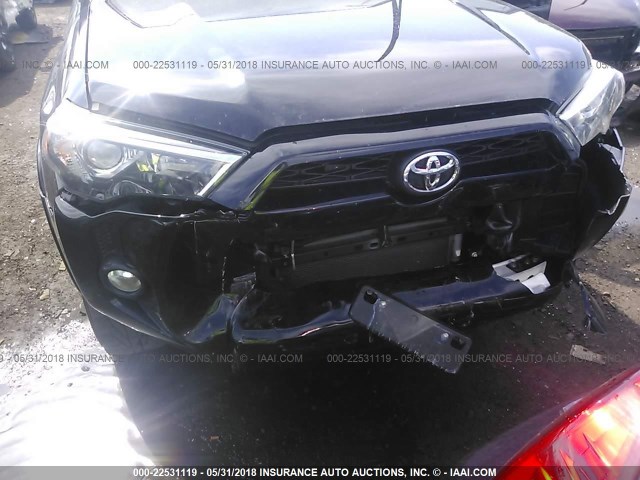 JTEBU5JR8E5202081 - 2014 TOYOTA 4RUNNER SR5/LIMITED/TRAIL BLACK photo 6