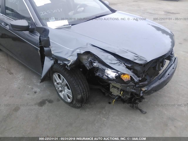 1HGCP26418A118063 - 2008 HONDA ACCORD LXP GRAY photo 6