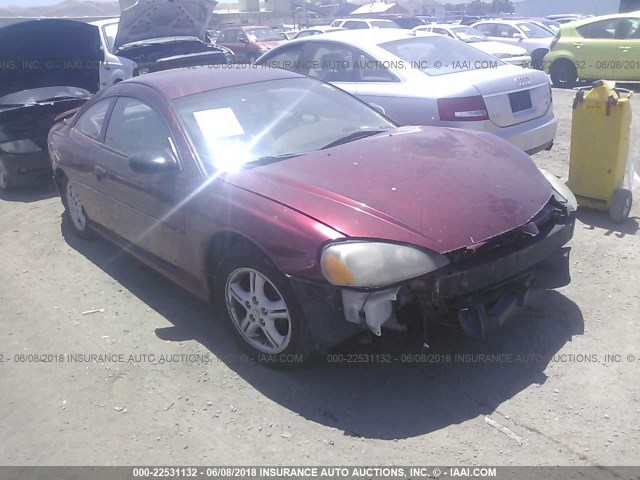 4B3AG42G24E127584 - 2004 DODGE STRATUS SXT BURGUNDY photo 1