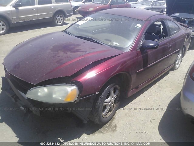 4B3AG42G24E127584 - 2004 DODGE STRATUS SXT BURGUNDY photo 2