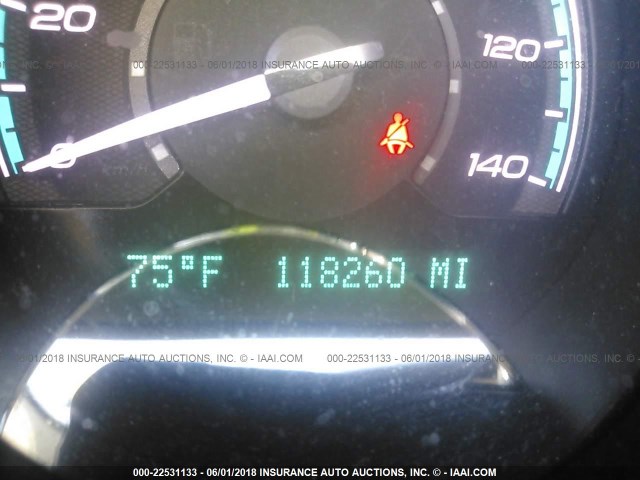 1G1ZH57B184262725 - 2008 CHEVROLET MALIBU 1LT BLACK photo 7