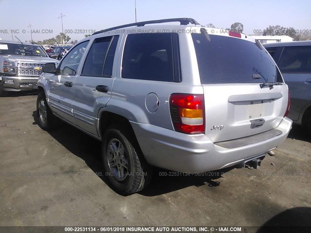 1J4GX48S14C249591 - 2004 JEEP GRAND CHEROKEE LAREDO/COLUMBIA/FREEDOM 银色 照片 3