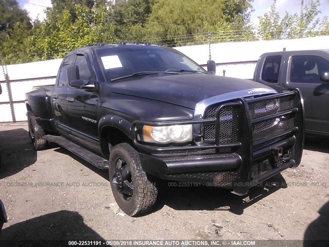 3D7MS48C25G824558 - 2005 DODGE RAM 3500 ST/SLT BLACK photo 1