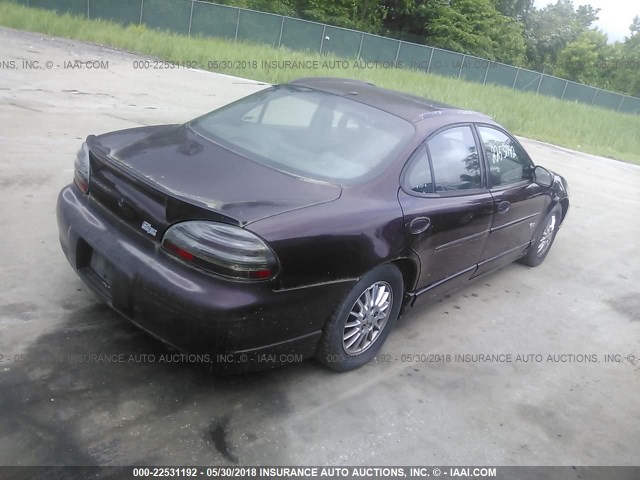 1G2WR52132F184549 - 2002 PONTIAC GRAND PRIX GTP MAROON photo 4