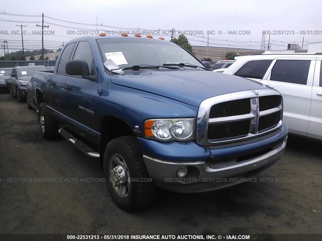 3D7KU28CX4G202665 - 2004 DODGE RAM 2500 ST/SLT 蓝色 照片 1