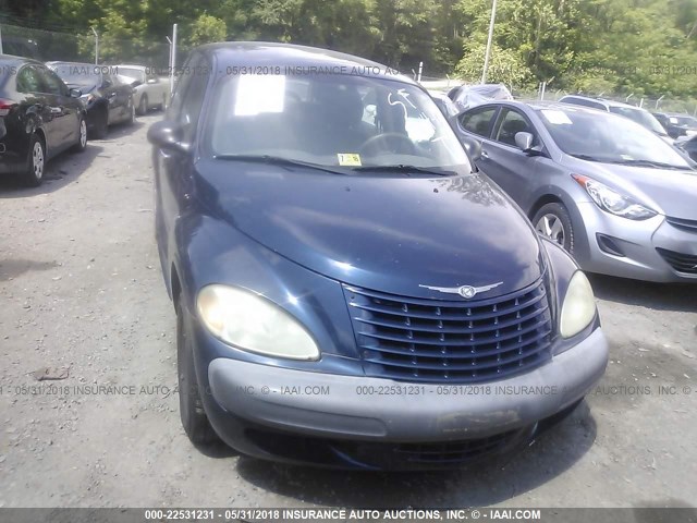 3C4FY48B52T258116 - 2002 CHRYSLER PT CRUISER CLASSIC BLUE photo 6