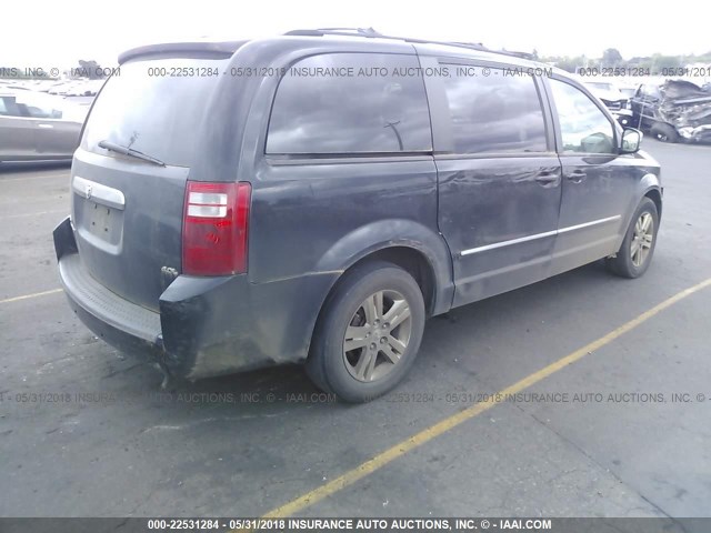 2D8HN54X18R126539 - 2008 DODGE GRAND CARAVAN SXT GRAY photo 4