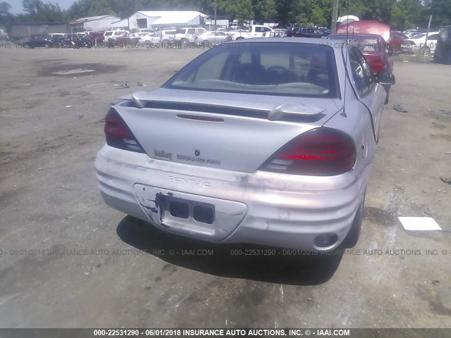 1G2NE52E1XC581387 - 1999 PONTIAC GRAND AM SE SILVER photo 6