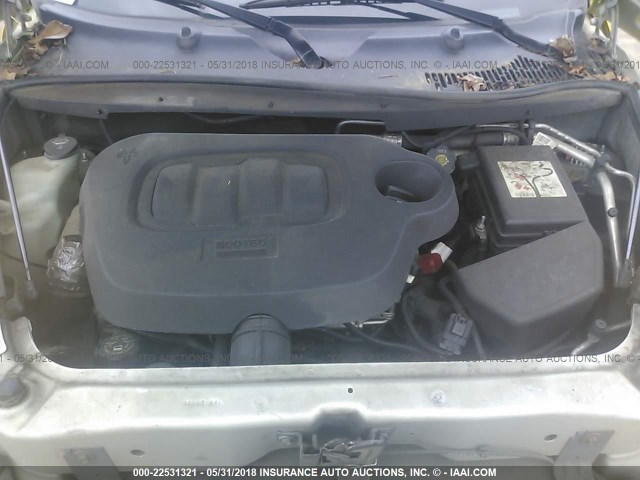 3GNBAADBXAS626647 - 2010 CHEVROLET HHR LS YELLOW photo 10