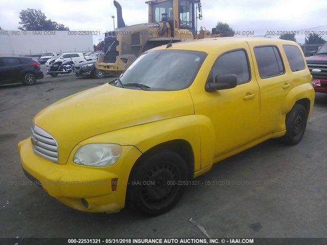 3GNBAADBXAS626647 - 2010 CHEVROLET HHR LS YELLOW photo 2