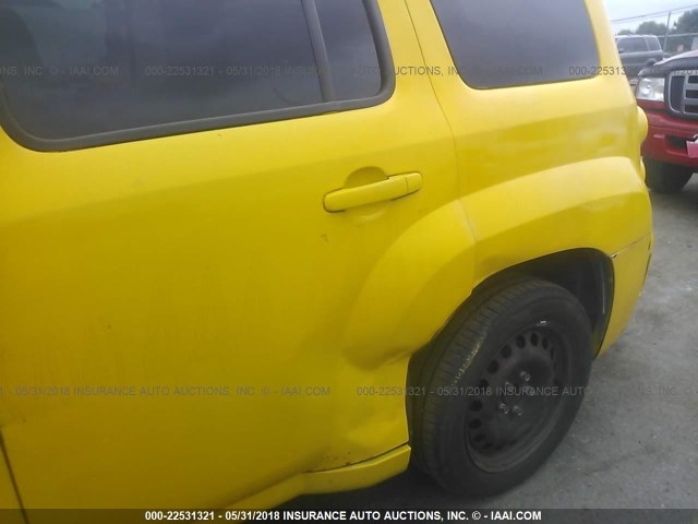 3GNBAADBXAS626647 - 2010 CHEVROLET HHR LS YELLOW photo 6