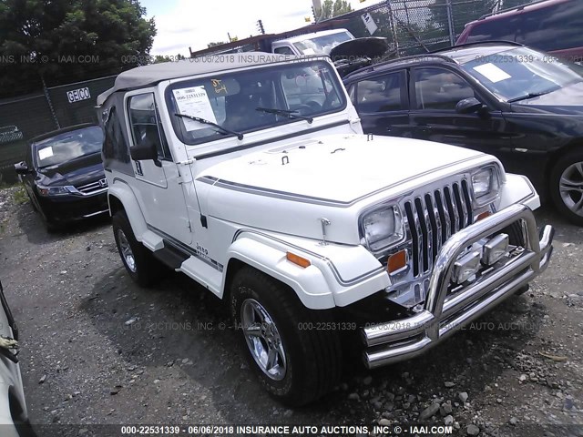 2J4FY59T6KJ155554 - 1989 JEEP WRANGLER / YJ LAREDO WHITE photo 1