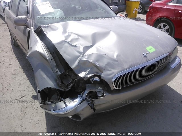 1G4CW54K114273703 - 2001 BUICK PARK AVENUE  TAN photo 6