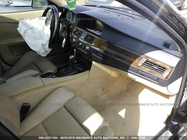 WBANF33516CS36657 - 2006 BMW 525 XI BLACK photo 5