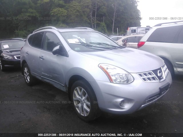 JN8AS5MV1BW689570 - 2011 NISSAN ROGUE S/SV/KROM SILVER photo 1