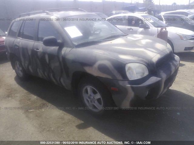 KM8SC73D52U166044 - 2002 HYUNDAI SANTA FE GLS/LX GREEN photo 1