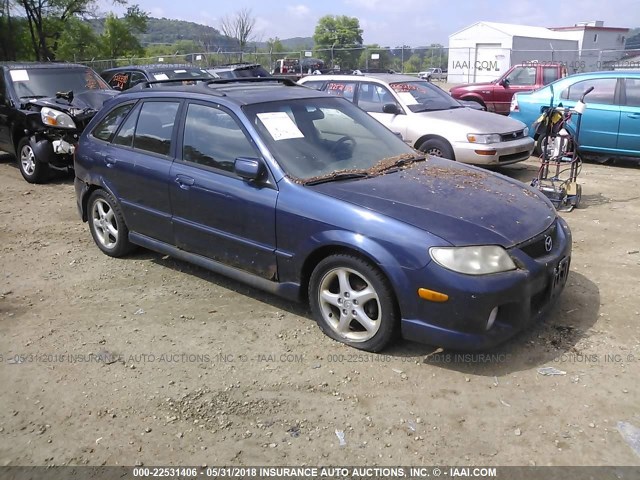 JM1BJ245121459851 - 2002 MAZDA PROTEGE PR5 蓝色 照片 1