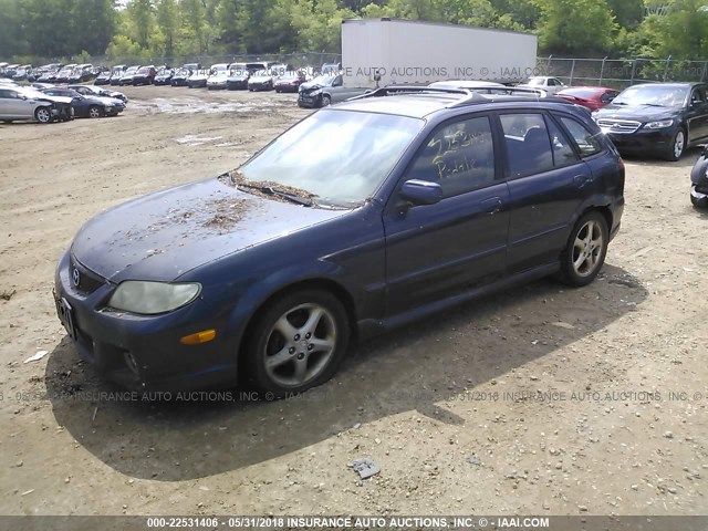 JM1BJ245121459851 - 2002 MAZDA PROTEGE PR5 蓝色 照片 2