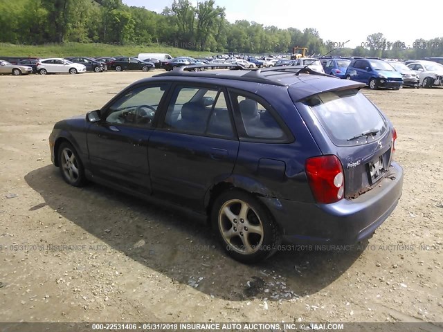 JM1BJ245121459851 - 2002 MAZDA PROTEGE PR5 蓝色 照片 3