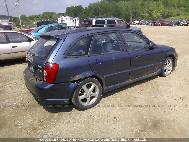 JM1BJ245121459851 - 2002 MAZDA PROTEGE PR5 蓝色 照片 4