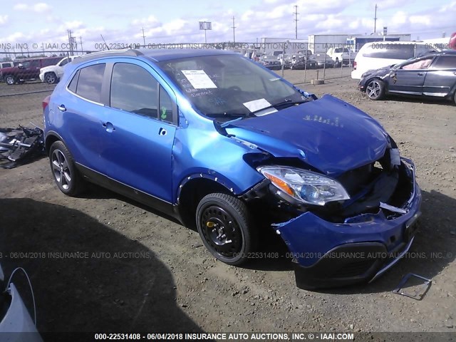 KL4CJASB1EB522835 - 2014 BUICK ENCORE 蓝色 照片 1