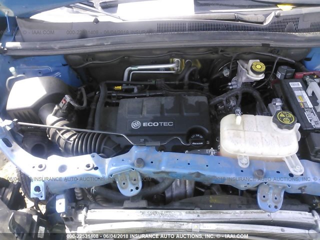 KL4CJASB1EB522835 - 2014 BUICK ENCORE 蓝色 照片 10