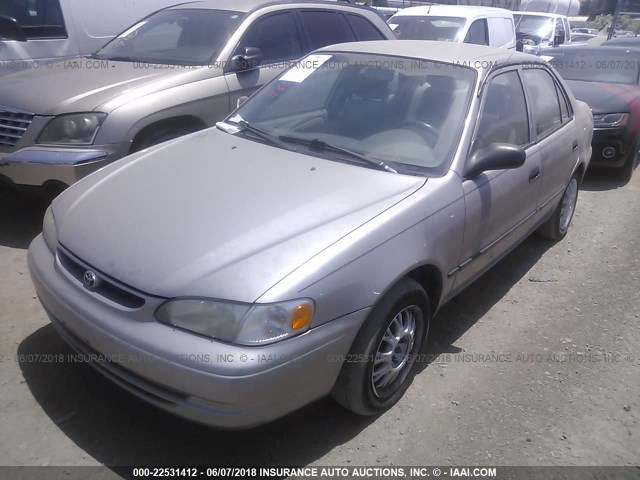 1NXBR12E9XZ205991 - 1999 TOYOTA COROLLA VE/CE/LE 金色 照片 2