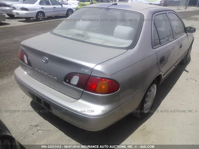 1NXBR12E9XZ205991 - 1999 TOYOTA COROLLA VE/CE/LE 金色 照片 4
