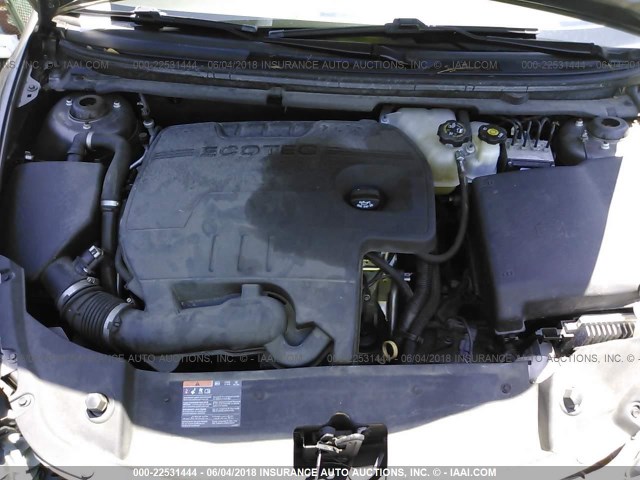 1G1ZE5E05CF180763 - 2012 CHEVROLET MALIBU LTZ 棕色 照片 10