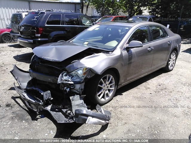 1G1ZE5E05CF180763 - 2012 CHEVROLET MALIBU LTZ 棕色 照片 2