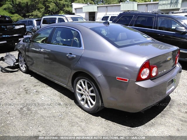 1G1ZE5E05CF180763 - 2012 CHEVROLET MALIBU LTZ 棕色 照片 3