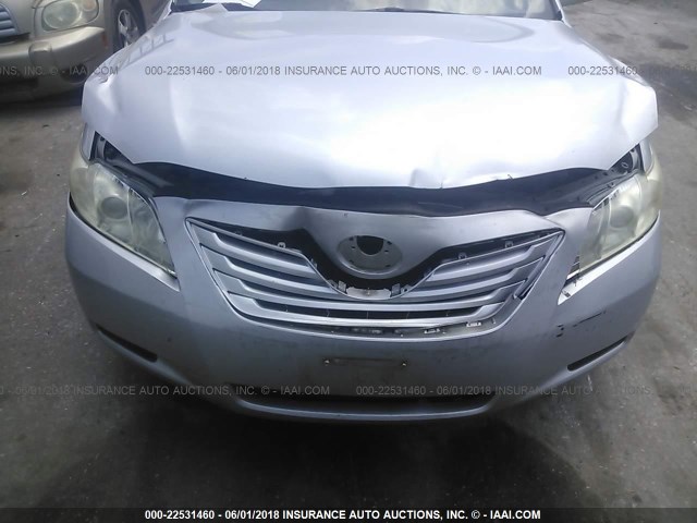 4T1BE46KX7U087981 - 2007 TOYOTA CAMRY NEW GENERAT CE/LE/XLE/SE SILVER photo 6