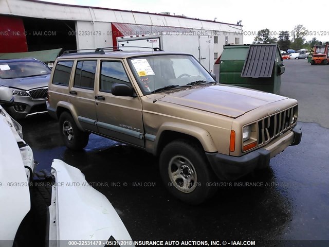 1J4FF68S8XL513906 - 1999 JEEP CHEROKEE SPORT/CLASSIC TAN photo 1