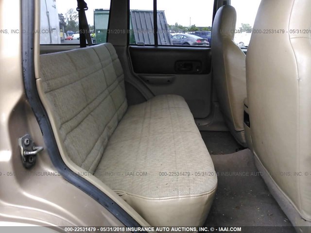 1J4FF68S8XL513906 - 1999 JEEP CHEROKEE SPORT/CLASSIC თაფლისფერი ფოტო 8