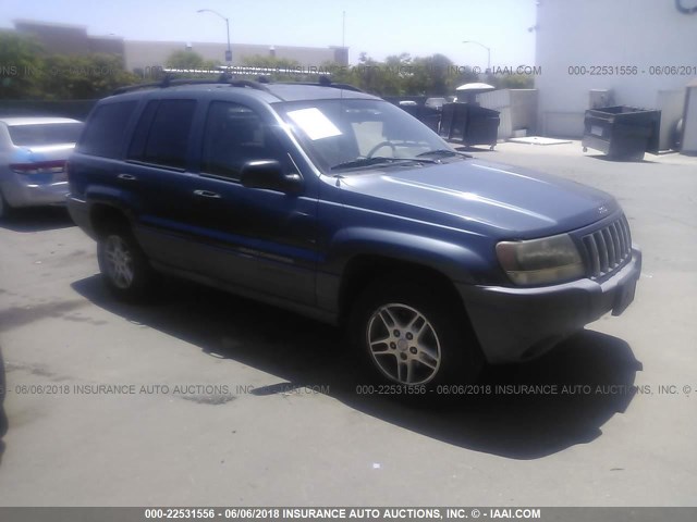 1J4GW48S34C306523 - 2004 JEEP GRAND CHEROKEE LAREDO/COLUMBIA/FREEDOM 蓝色 照片 1