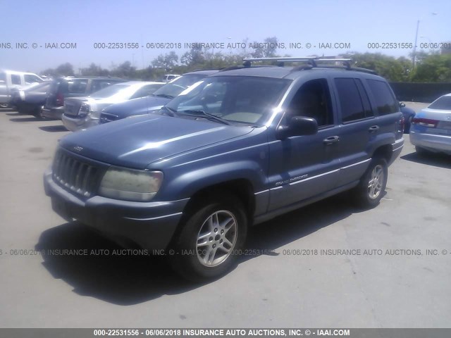 1J4GW48S34C306523 - 2004 JEEP GRAND CHEROKEE LAREDO/COLUMBIA/FREEDOM 蓝色 照片 2