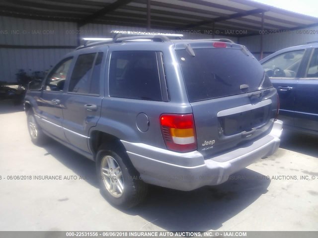 1J4GW48S34C306523 - 2004 JEEP GRAND CHEROKEE LAREDO/COLUMBIA/FREEDOM 蓝色 照片 3