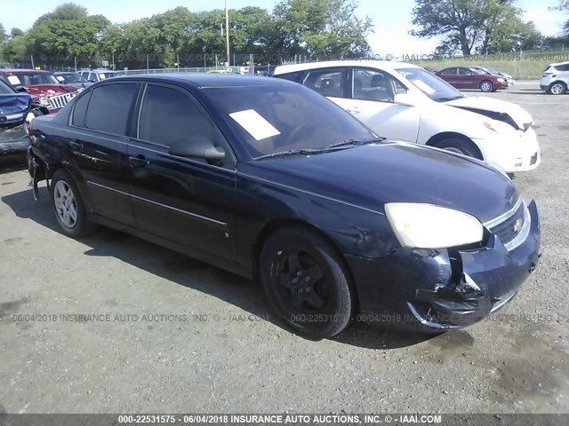 1G1ZT51806F168252 - 2006 CHEVROLET MALIBU LT Dark Blue photo 1