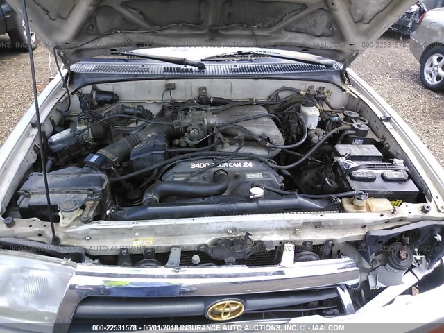 JT3GN86R1T0014549 - 1996 TOYOTA 4RUNNER SR5 棕色 照片 10