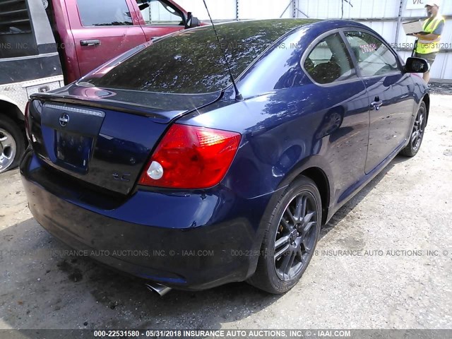 JTKDE177770208536 - 2007 TOYOTA SCION TC 蓝色 照片 4