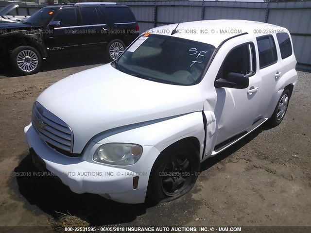 3GNBAADB1AS534102 - 2010 CHEVROLET HHR LS WHITE photo 2