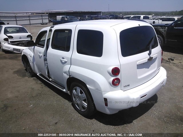 3GNBAADB1AS534102 - 2010 CHEVROLET HHR LS WHITE photo 3