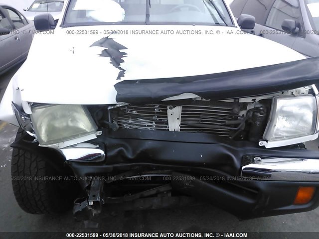 4TAWN72N7XZ433863 - 1999 TOYOTA TACOMA XTRACAB WHITE photo 6