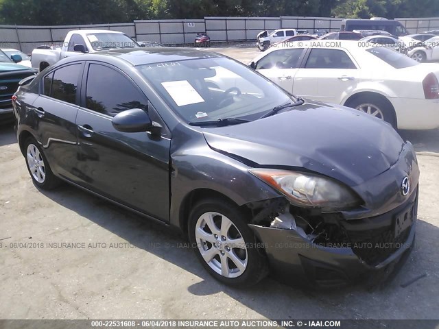 JM1BL1VF0B1356660 - 2011 MAZDA 3 I GRAY photo 1