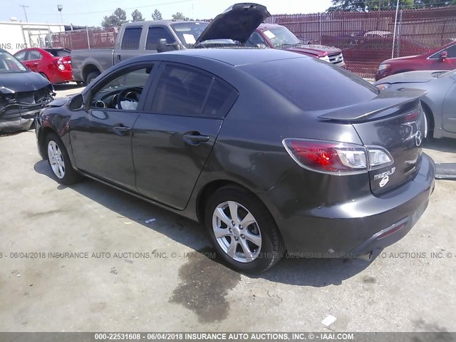JM1BL1VF0B1356660 - 2011 MAZDA 3 I GRAY photo 3