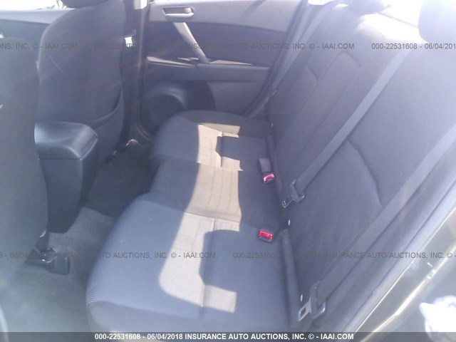 JM1BL1VF0B1356660 - 2011 MAZDA 3 I GRAY photo 8