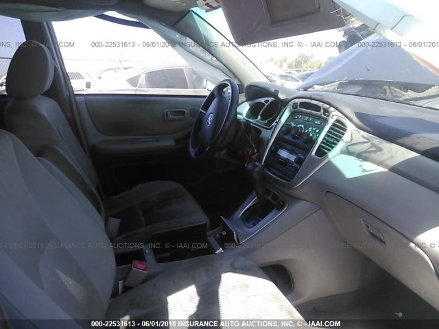 JTEDP21A950053122 - 2005 TOYOTA HIGHLANDER LIMITED BLUE photo 5