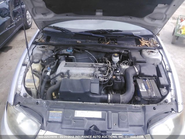 1G1JF12F747243420 - 2004 CHEVROLET CAVALIER LS SILVER photo 10