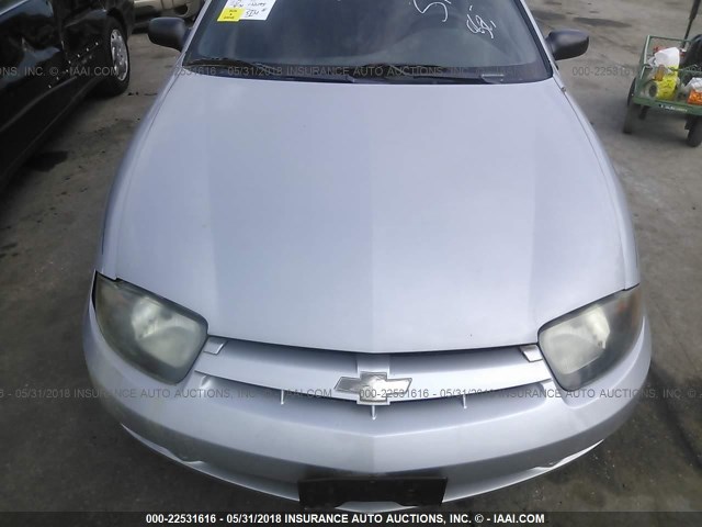 1G1JF12F747243420 - 2004 CHEVROLET CAVALIER LS SILVER photo 6