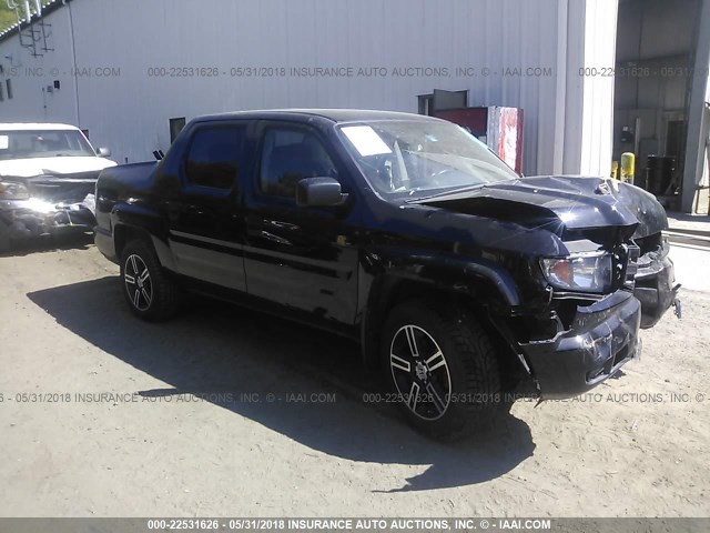 5FPYK1F79EB014860 - 2014 HONDA RIDGELINE SPORT BLACK photo 1